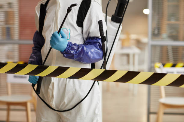 Professional Crime Scene Cleanup technician working in Campton, NH